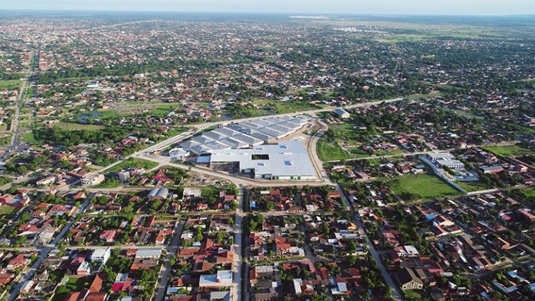         Vista aérea del Mercado Municipal Minorista La Ramada
