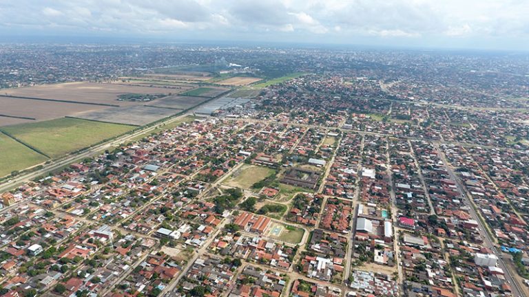         Vista aérea del Módulo Educativo Barrio Unión
