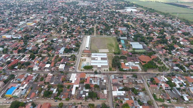         Vista aérea del Módulo Educativo Claudina Thevenet
