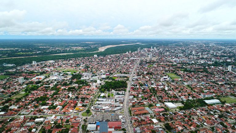         Vista aérea del Parque Urbano Los Mangales III
